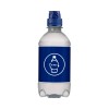 Waterflesje met bronwater 330ml - rPET - met sportdop - diverse kleuren