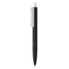 X3 balpen - kunststof - blauwe inkt - smooth touch - zwart