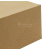 Luxe papieren kraft tas 180 g/m² - A3 liggend - bruin - met omslag - papieren koord
