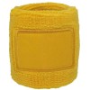 Zweetbandje - katoen - 8 x 6 cm - met label