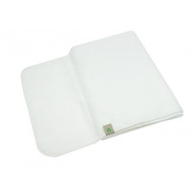 100% Eco sjaal-Wit, #ffffff-1 kleur