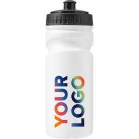 100% recyclebare kunststof drinkfles (500 ml)-Zwart