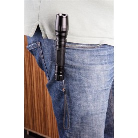 CREE zaklamp - aluminium - zoom-functie - 250 lumens - riemclip