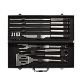 12-delige barbecue set in aluminium koffer