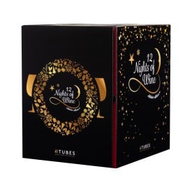 12 Nights of Wine kalender - rPET tubes - 22.1x19.4x24.5cm