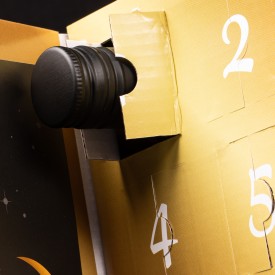12 Nights of Wine kalender - rPET tubes - 22.1x19.4x24.5cm