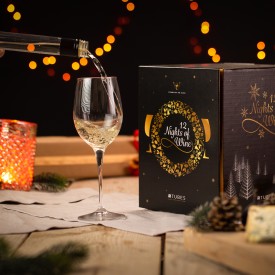 12 Nights of Wine kalender - rPET tubes - 22.1x19.4x24.5cm