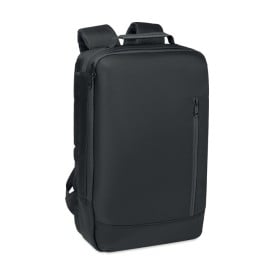 15" laptop jacquard rugzak-Zwart