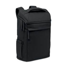 15" PU laptop rugzak-Zwart