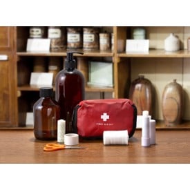 EHBO-set in etui - nylon - 600D - 16-delig