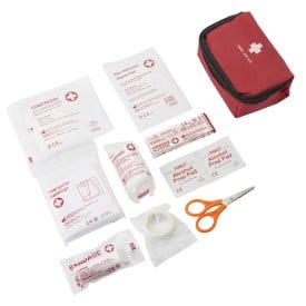 EHBO-set in etui - nylon - 600D - 16-delig