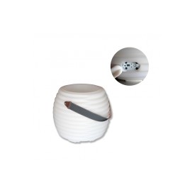 CoolLux sfeerlamp en draadloze luidspreker - kunststof - oplaadbare accu