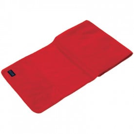 Luxe Fleece Sjaal-Rood-1 kleur
