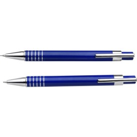 2-delige schrijfset met click-clack deksel-Kobaltblauw