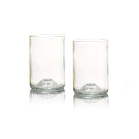 2 transparant gekleurde tumblers-Transparant