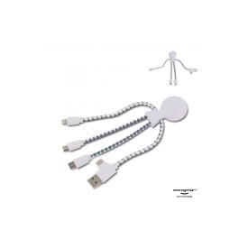 Xoopar Mr Bio oplaadkabel - rPC - 3 verschillende connectoren