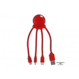 2087 | Xoopar Eco Octopus-Rood