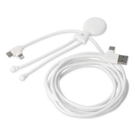 2092 - Xoopar Mr Bio Long 60 W PD Multi Oplaadkabel 2 Meter-Wit