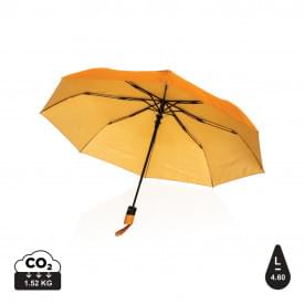 21" Impact AWARE™ 190T mini auto open paraplu-Sundial oranje