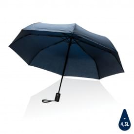 21" Impact AWARE™ RPET 190T auto open/dicht paraplu-Donkerblauw