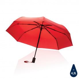 21" Impact AWARE™ RPET 190T auto open/dicht paraplu-Rood