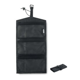 Traveli organizer voor kabels - gerecycled kunststof - oprolbaar