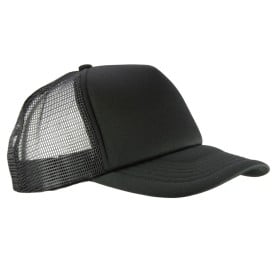 Original trucker pet - nylon en polyester - 5 panelen - foamvoorzijde met meshzijkanten - druksluiting