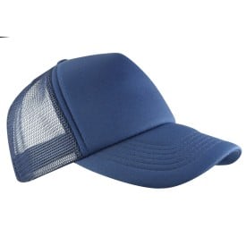 Original trucker pet - nylon en polyester - 5 panelen - foamvoorzijde met meshzijkanten - druksluiting