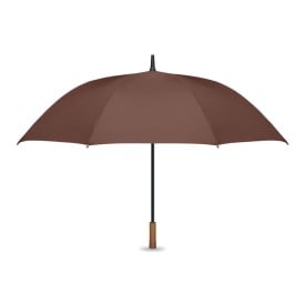 27" auto paraplu houten greep-Bruin