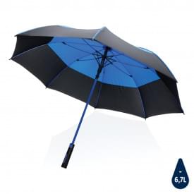 27" Impact AWARE™ RPET 190T auto open stormproof paraplu-Blauw