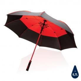 27" Impact AWARE™ RPET 190T auto open stormproof paraplu-Rood