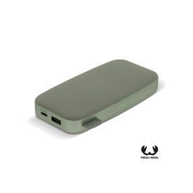 2PB12100 | Fresh 'n Rebel Powerbank 12.000mAh USB-C Ultra Fast Charging 20W-Dried green