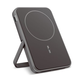 2PBM5000| Fresh 'n Rebel Geschikt voor MagSafe Powerbank Wireless 5000mAh-Dark gun metal