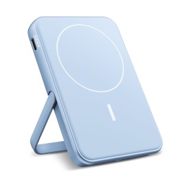 2PBM5000| Fresh 'n Rebel Geschikt voor MagSafe Powerbank Wireless 5000mAh-Pastel blauw