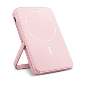 2PBM5000| Fresh 'n Rebel Geschikt voor MagSafe Powerbank Wireless 5000mAh-Pastel rose