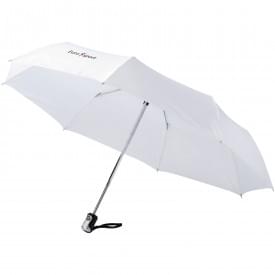 215" 3-Section automatische paraplu-Wit-zonder opdruk