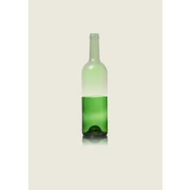 Rebottled® tumbler set - 330ml - groenkleurig glas - 4 stuks