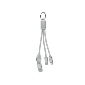 4 in 1 oplaadkabel type C-Zilver