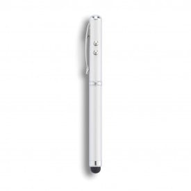 4 in 1 pen-Zilver-Zonder opdruk