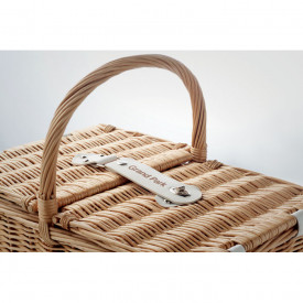 4-persoons rotan picknickmand