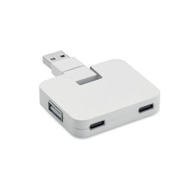 4-poorts USB-hub - kunststof