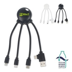 4009| Xoopar Eco Octopus Oplaadkabel Ocean Bound Plastic