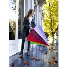 Paraplu regenboog - 128 Ø cm - handopening