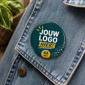 Button met speld - 44 mm - kleine oplage
