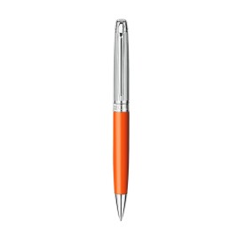 Caran d'Ache Leman Rhodium balpen - metaal - blauwe inkt