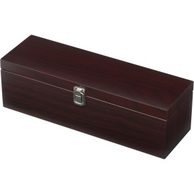 Luxe wijnset 5-delig - metaal - in houten geschenkkist
