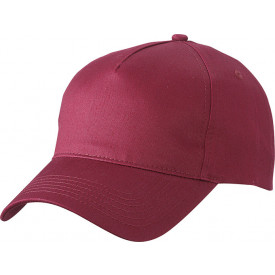 5 Panel Cap-Dieprood