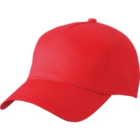 5 panel cap - katoen - klittenbandsluiting