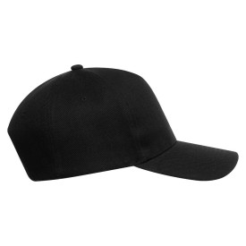 Baseball cap - katoen - 5 panelen - verstevigde voorzijde - druksluiting