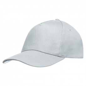 5 panel cap verstevigde voorkant-Grijs